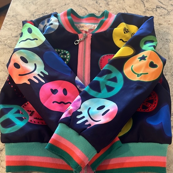Baby Sara Kids Emoji Jacket. Size 5. GUC - Picture 6 of 6